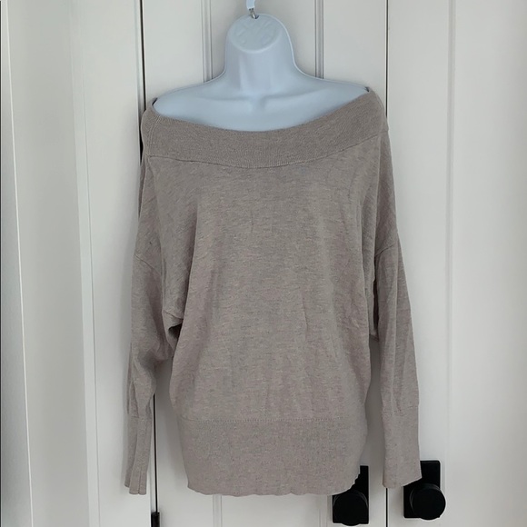 Express Sweaters - Comfy Off The Shoulder Sweater 🤍